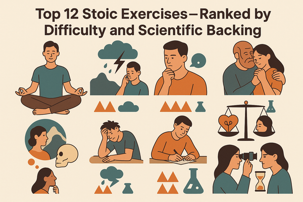 Top 12 Stoic Exercises—Ranked by Difficulty and Scientific Backing